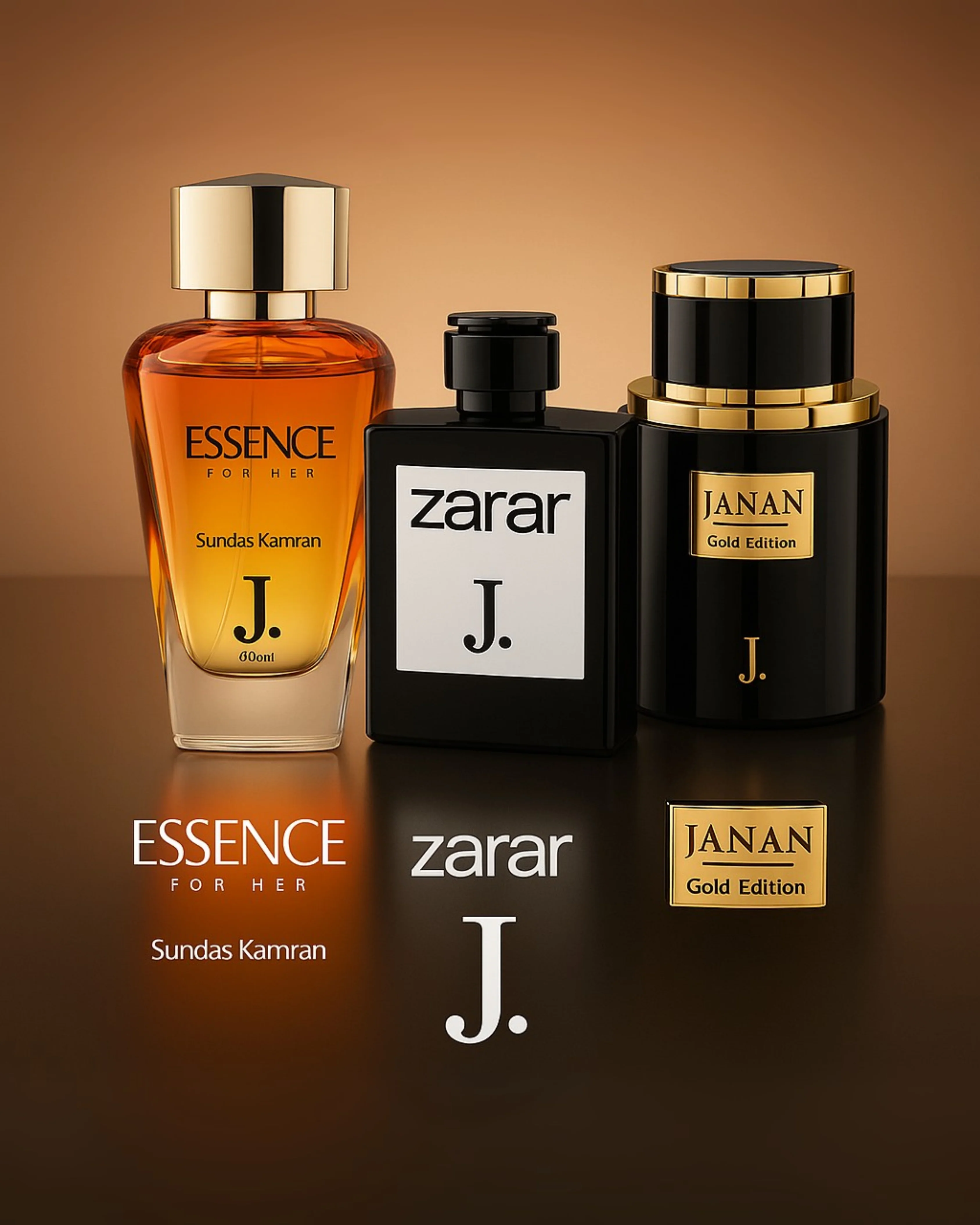 The Signature Collection Essence, Zarar, and Janan Gold Edition(100 RS delivery charges)