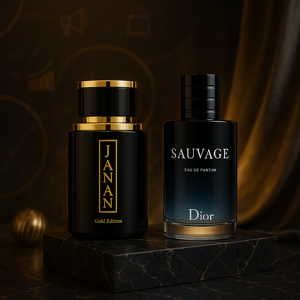 Janan Gold & Dior sauvage Bundle deal Pack of 2 limited Edition(100 RS delivery charges)