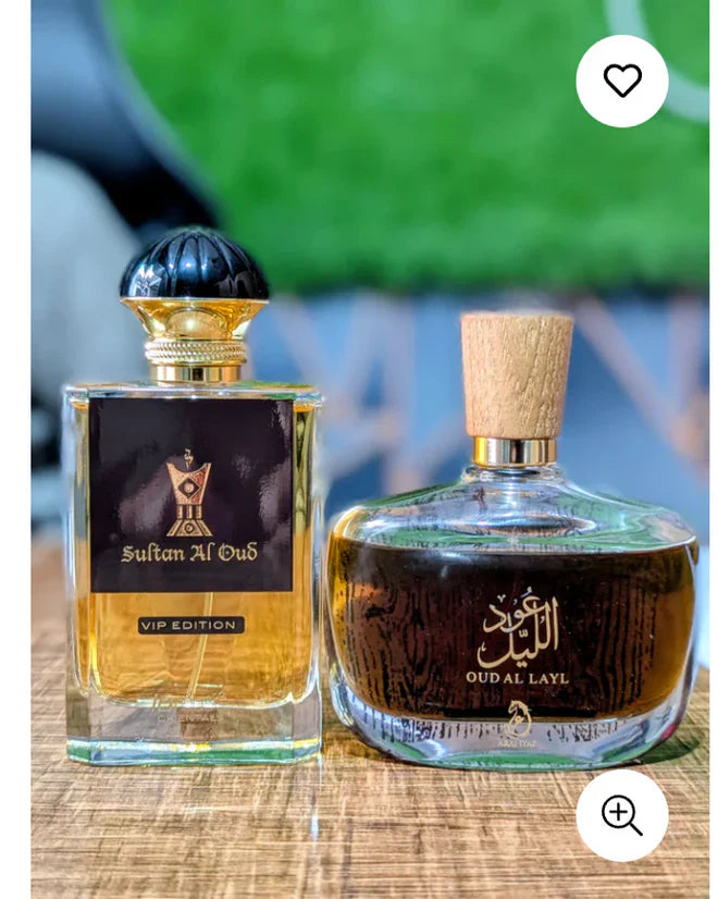 PACK OF Two Aud UL LAYL&Sultan Al Aud 100ML