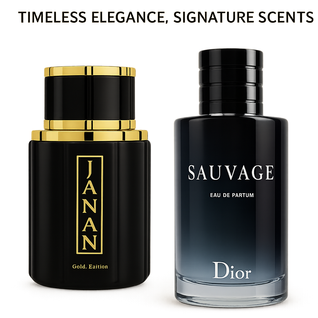 Janan Gold & Dior sauvage Bundle deal Pack of 2 limited Edition(100 RS delivery charges)